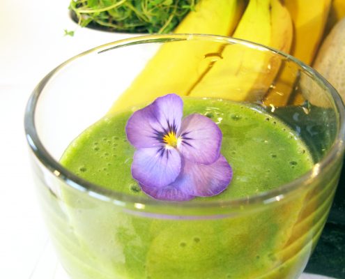 Green smoothie for health