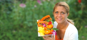 Fruitylou with fruit platter
